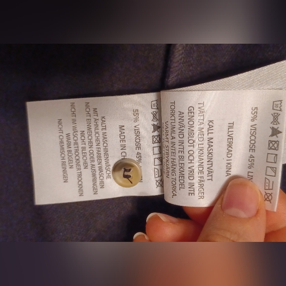 Rolla's Eve Linen dress black button front midi XS - Picture 10 of 10